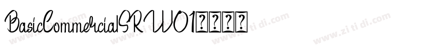 BasicCommercialSRW01字体转换