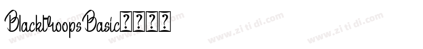 BlacktroopsBasic字体转换