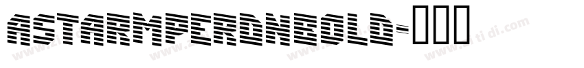 AStarmperDnBold字体转换