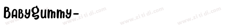 BabyGummy字体转换