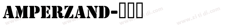 Amperzand字体转换