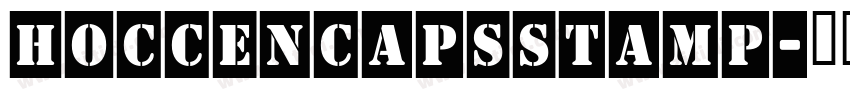 HOCCENCAPSSTAMP字体转换