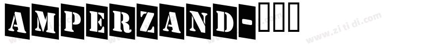 Amperzand字体转换
