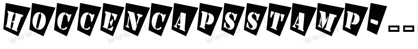 HOCCENCAPSSTAMP字体转换