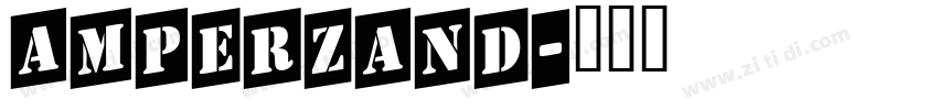 Amperzand字体转换