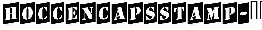 HOCCENCAPSSTAMP字体转换