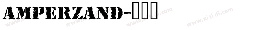 Amperzand字体转换