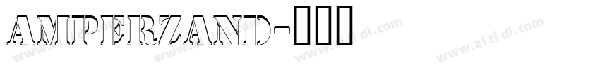 Amperzand字体转换