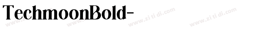 TechmoonBold字体转换