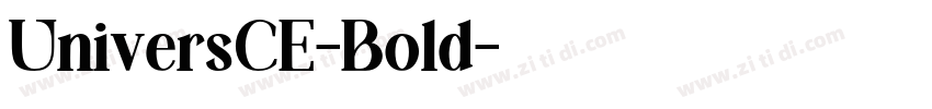 UniversCE-Bold字体转换 UniversCE-Bold字体转换