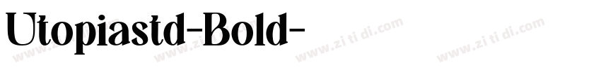 Utopiastd-Bold字体转换 Utopiastd-Bold字体转换