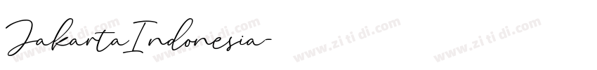 JakartaIndonesia字体转换