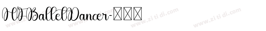 HFBalletDancer字体转换