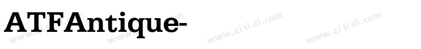ATFAntique字体转换