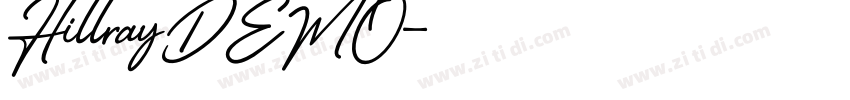 HillrayDEMO字体转换