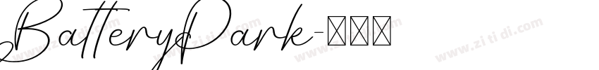 BatteryPark字体转换