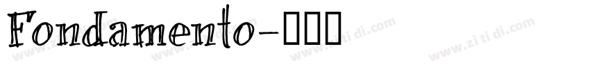 Fondamento字体转换