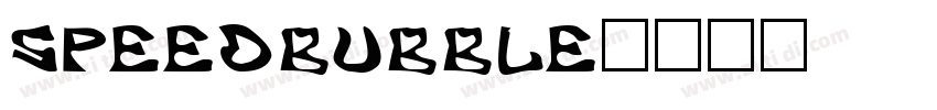 SpeedBubble字体转换