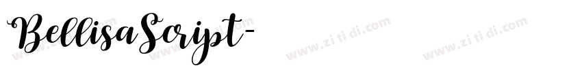 BellisaScript字体转换