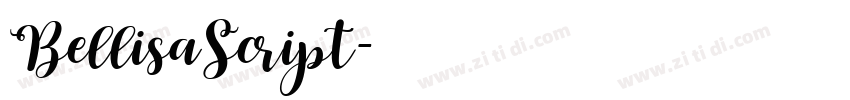 BellisaScript字体转换