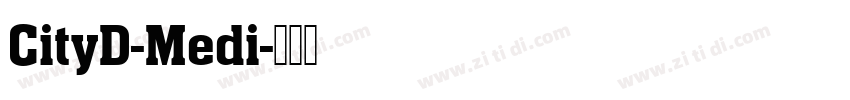 CityD-Medi字体转换
