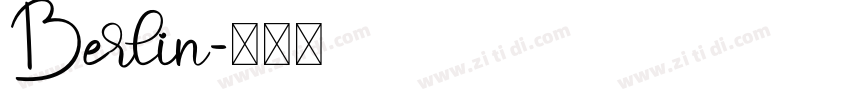 Berlin字体转换