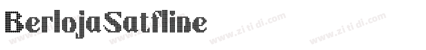 BerlojaSatfline字体转换
