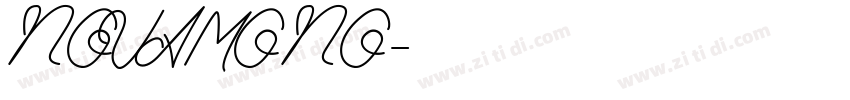 NOVAMONO字体转换