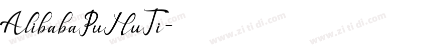 AlibabaPuHuTi字体转换