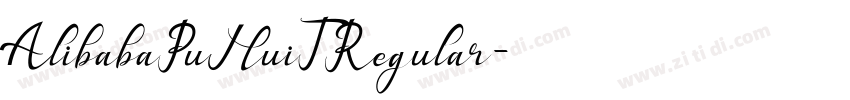 AlibabaPuHuiTRegular字体转换