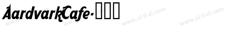 AardvarkCafe字体转换