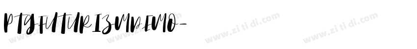 PTGFUTURIZMDEMO字体转换