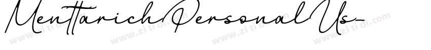 MenttarichPersonalUs字体转换 MenttarichPersonalUs字体转换