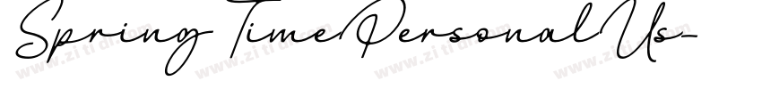 SpringTimePersonalUs字体转换