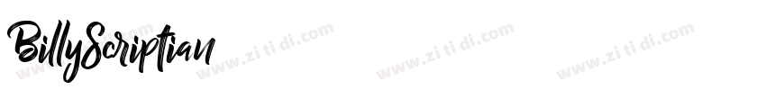 BillyScriptian字体转换