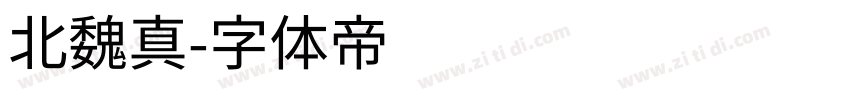 北魏真字体转换