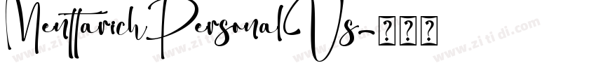 MenttarichPersonalUs字体转换 MenttarichPersonalUs字体转换