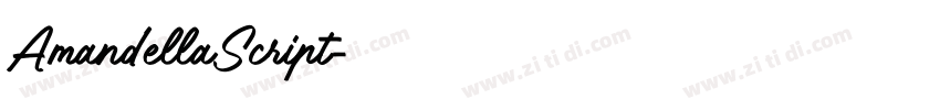AmandellaScript字体转换