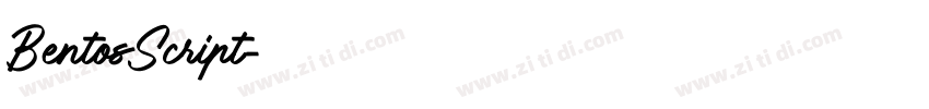 BentosScript字体转换