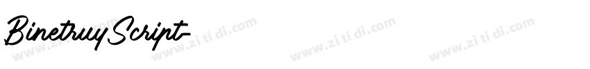 BinetruyScript字体转换
