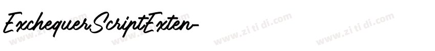 ExchequerScriptExten字体转换