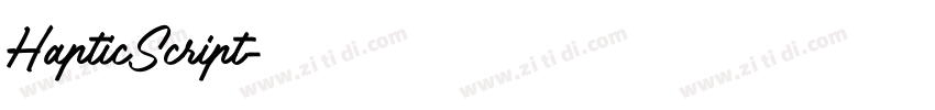 HapticScript字体转换