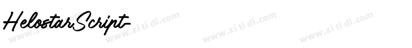 HelostarScript字体转换