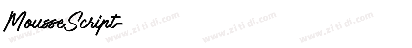 MousseScript字体转换