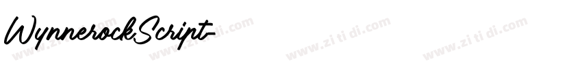 WynnerockScript字体转换