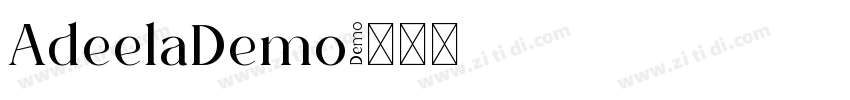 AdeelaDemo字体转换
