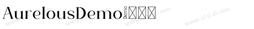 AurelousDemo字体转换
