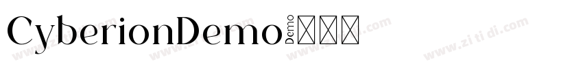 CyberionDemo字体转换