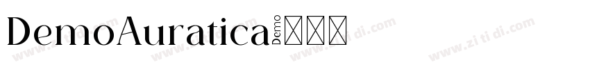 DemoAuratica字体转换 DemoAuratica字体转换
