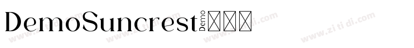 DemoSuncrest字体转换 DemoSuncrest字体转换